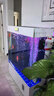 美诺家用鱼缸客厅超白玻璃生态免换水落地免换水一体式水族箱金鱼缸 白色 100*40*130cm 实拍图
