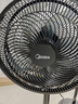 美的（Midea）【超级单品】七叶轻音立式电风扇家用柔风落地扇台式桌面小型风扇大风量节能摇头宿舍电扇 SAF30AB 实拍图