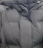 森马（Semir）90绒羽绒服女短款小宽松连帽高蓬面包服冬防泼水防风立领外套百搭 【显瘦小A廓形】黑色（灰鸭绒）90001 M 实拍图
