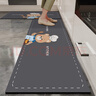 意尚（YISHANG）2件套 厨房地垫厨房专用防滑脚垫防水防油免洗地毯吸水吸油耐脏 实拍图