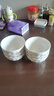 顺祥轻奢碗碟套装陶瓷米饭碗家用高档釉下彩纯白简约碗盘餐具汤面碗 5英寸饭碗 实拍图