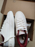 361°板鞋男鞋秋冬季新款青禾加绒保暖百搭经典小白鞋休闲运动鞋子男 羽毛白/黑樱桃【秋冬新品】 42 实拍图