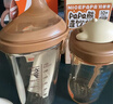 奶爸爸（Nicepapa）翻盖吸管奶瓶1-3岁宽口径PPSU 12个月以上宝宝带重力球耐摔300ML 实拍图