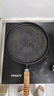 铸铁平底锅鏊子家用无涂层不粘锅杂粮煎饼锅手抓饼锅平底烙饼煎锅 木柄款 26cm 实拍图