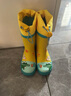 柠檬宝宝儿童雨鞋高筒女童男孩防水防滑橡胶雨靴学生水鞋 黄色异次元 26 实拍图