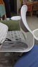 京严护腰坐垫办公室久坐靠背一体腰部靠垫坐姿椅腰垫神器人体工学座椅 浅灰色【成人款-花瓣坐垫】 【护腰靠垫+科学矫姿+久坐神器】 实拍图