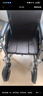 鱼跃(yuwell)手动轮椅车H059B老人半躺护理型带坐便椅餐板钢管可折叠 实拍图