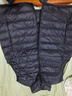 雪中飞秋冬新款男式轻薄羽绒服马甲基础男士短款羽绒秋马甲 宝石黑|8086 2XL 185/104A 实拍图