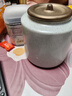 苏氏陶瓷（SUSHI CERAMICS）茶叶罐经典亚光铁锈茶具配件（蓝） 实拍图