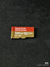 闪迪（SanDisk）128GB TF（MicroSD）内存卡 A1 U1 C10 至尊高速移动版存储卡 读速140MB/s 手机平板游戏机内存卡 实拍图