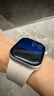 Apple/苹果 Watch Series 10 智能手表GPS款42毫米银色铝金属表壳丹宁色运动型表带S/M MX1J3CH/B 实拍图