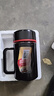 新款玻璃杯商务防爆把手大容量手柄办公室泡茶水杯防摔男女杯子 活动商务黑【两款随机发】 500ml 实拍图