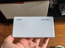 华为自带线全能充移动电源(100W 12000) 【3C认证】可上飞机 高品质电芯 陶瓷白 适配华为/苹果手机 实拍图