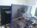 毕亚兹 电脑显示器防蓝光保护屏护眼抗蓝光辐射膜台式机屏幕隔离罩亚克力悬挂阻隔挡板免贴21.5英寸16:9 实拍图