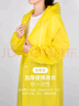 蕉趣（BANANA TRIP）一次性雨衣(全新料)加厚成人户外连帽四排扣连体雨披 灰色1个装 实拍图