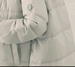 鸭鸭（YAYA）梓渝同款羽绒服女短款立领情侣同款男秋冬装新款面包服小个子外套 浅灰色(男女同款) M 【建议110-130斤】 实拍图