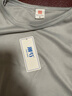 夏季冰丝短袖T恤男透气速干衣冰感大码运动沙滩速干上衣网眼TSJ 浅灰色 3XL 实拍图