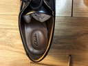Clarks其乐男士德比鞋英伦风布洛克雕花商务正装四季皮鞋男 黑色261103508 Tilden Plain 43 晒单实拍图