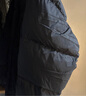 网易严选25新品90鸭绒超蓬羽绒服休闲面包服石墨烯保暖轻量抗菌防泼水 A款25秋冬立领-静谧黑 XL 实拍图