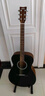 雅马哈（YAMAHA）FS400SMB 原声款云杉木初学者入门民谣圆角吉他 40英寸烟熏黑哑光 实拍图