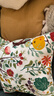 宜家（IKEA）VILDPERSILJA维勒佩诗垫套床头靠垫靠背垫沙发抱枕枕套 白色 多色/花卉图案垫套 50*50cm 实拍图