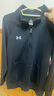 安德玛（UNDERARMOUR） Rival男子1/4拉链运动休闲卫衣1386016 黑色001 M 实拍图