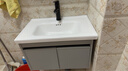 佩氏【上门安装】浴室柜组合智能洗手盆陶瓷一体盆小户型洗脸池洗漱台 轻奢灰60cm吊柜 实拍图