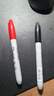 锐意（Sharpie）细头马克笔油性防水防褪色速干耐用记号笔商务办公标记进口3黑1红4支装美术写生水彩笔美育 实拍图