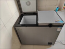 东之开立双温冰柜商用冷藏冷冻两用冰柜家用大容量双开门速冻冰箱一级能效卧式冰柜 双温BCD-117L减霜款 117L 实拍图