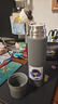 膳魔师（THERMOS）进口FFM-350/500/351小学生男女士不锈钢带盖车载杯便携水杯子 灰色 新款 FFM-501 实拍图