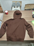 GAP女装2025秋季新款撞色Logo宽松抓绒套头连帽衫卫衣上衣792499 棕色 M (165/88A) 亚洲尺码 实拍图