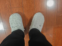 猫力冬季棉拖鞋男士新款居家户外穿防滑毛绒情侣厚底加绒保暖雪地靴 主图色 44-45 适合43-44【内长270mm】 实拍图
