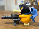 olevo加特林可达鸭车载摆件马路悍i匪中控台创意装饰品车尾后备箱摆件 加特林可达鸭+头饰 实拍图
