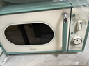 美的（Midea）小滋味微波炉家用小型 复古旋钮薄荷曼波风 一级能效平板变频轻音预制菜加热M1G1 实拍图