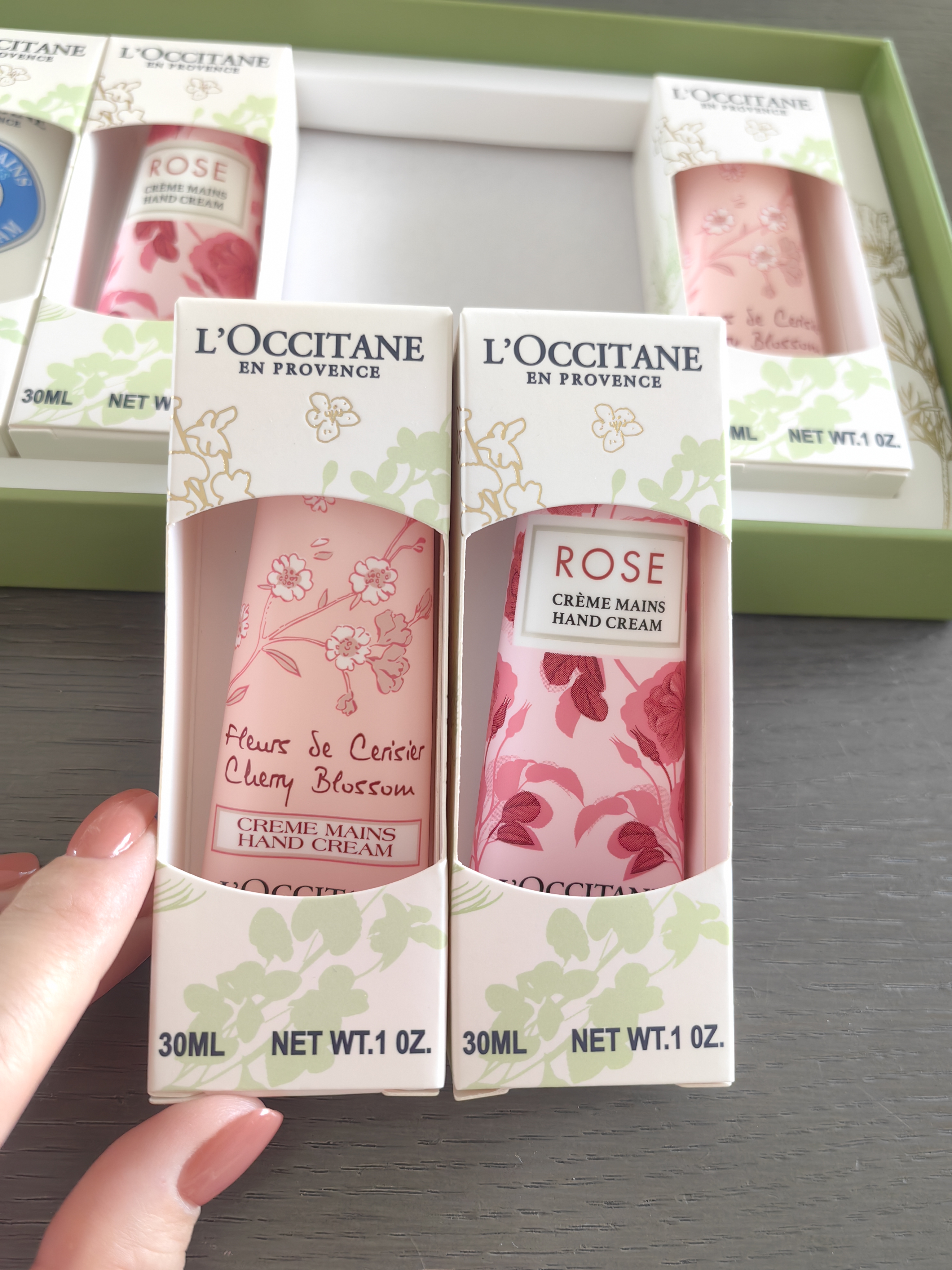 欧舒丹护手霜套装礼盒30ml*6 樱花+玫瑰+橙花 滋润法国进口生日礼物 实拍图