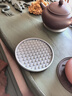foojo硅胶圆形咖啡茶杯垫加厚餐桌隔热垫套装6片灰色 实拍图