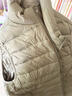 雪中飞秋冬新款男式轻薄羽绒服马甲基础男士短款羽绒秋马甲 浅草绿|4004 L 175/96A 实拍图
