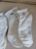 猫人女士袜子女秋冬【甜美刺绣】白色袜子棉质抗菌防百搭臭短袜女5双 实拍图
