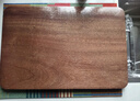 双枪乌金檀木整木菜板 百年龄砧板家用切菜案板抗菌实木菜板36*24*2.5 实拍图