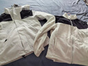 JEEP SPIRIT吉普冲锋衣男士春秋冬季夹克外套户外三合一登山羽绒服男女情侣款 2366象牙白【单衣春秋款】 男女同款 XL 【建议160-180斤】 实拍图
