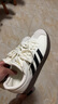 adidas「T头鞋」VL COURT复古休闲板鞋德训鞋男女阿迪达斯轻运动 汉玉白/黑色/树脂黄   40.5 实拍图