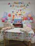 仕彩 简约风生日派对气球背景墙场景布置儿童男孩女宝宝生日快乐装饰 实拍图