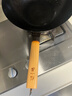 张小泉精铁旋压无涂层全灶具通用炒锅铁锅炒菜锅32cm C30650100 实拍图