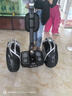德玛睿M12 电动代步体感智能折叠越野腿控平衡车成人平行车带扶手长续航 黑色80公里-手控 实拍图
