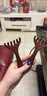 Jidaocook六爪头部按摩经络梳子头部工具非原木鹿角头皮颈部皮肤按摩男女休 6爪按摩梳【按摩解乏】 两个装 实拍图