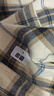 优衣库男女装法兰绒格子衬衫长袖衬衣薄外套481225 480769 480770 481225/30浅米色 L 实拍图