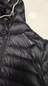 京东京造穿山甲轻薄羽绒服 连帽白鸭绒户外秋冬外套短款男 黑色 XL 实拍图