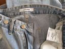 真维斯（JEANSWEST）牛仔裤女秋季高腰阔腿百搭显瘦直筒拖地裤子女浅蓝S 实拍图
