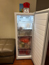 美的（Midea）【风冷无霜】136L立式家用冰柜全冷藏冷冻柜两用抽屉式冷柜一级能效节能小型冰箱 BD/BC-136WEM 136L 实拍图