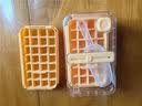 【出口转内销】按压冰块模具冰格家用食品级制冰盒冰箱制冰神器 【清新绿84格】三层套装 赠冰铲 实拍图